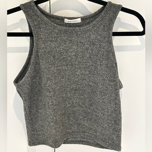 Market Heathered Gray Tank Top size small